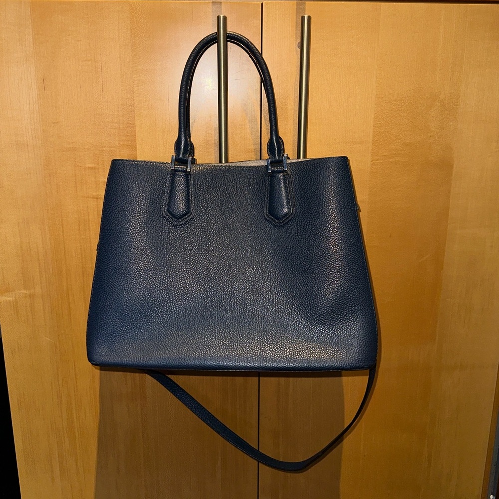 Michael Kors Dark Blue Satchel - Picture 2 of 5